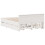 VidaXL vidaXL Bed Frame without Mattress&Headboard White King Size Solid Wood Pine 6