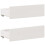 VidaXL vidaXL Bed Frame without Mattress&Headboard White King Size Solid Wood Pine 8