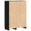 VidaXL vidaXL 2 Piece Kitchen Cabinet Set Black Engineered Wood kitchen unit set 2