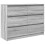 VidaXL vidaXL Sideboard Grey Sonoma 100x35x76 cm Engineered Wood storage cabinet 1