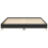 VidaXL vidaXL Bed Frame without Mattress Black 180x200cm Engineered Wood 5