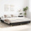 VidaXL vidaXL Bed Frame without Mattress Black 180x200cm Engineered Wood 3