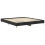 VidaXL vidaXL Bed Frame without Mattress Black 180x200cm Engineered Wood 7