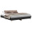 VidaXL vidaXL Bed Frame without Mattress Black 180x200cm Engineered Wood 2