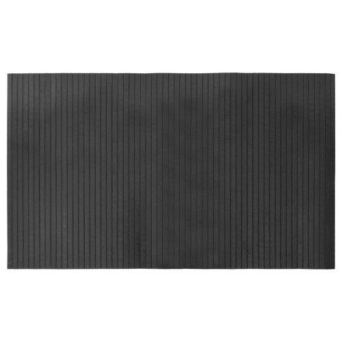 VidaXL vidaXL Rug Floor Mat Area Rug Hallway Carpet Runner Rectangular Grey Bamboo 1