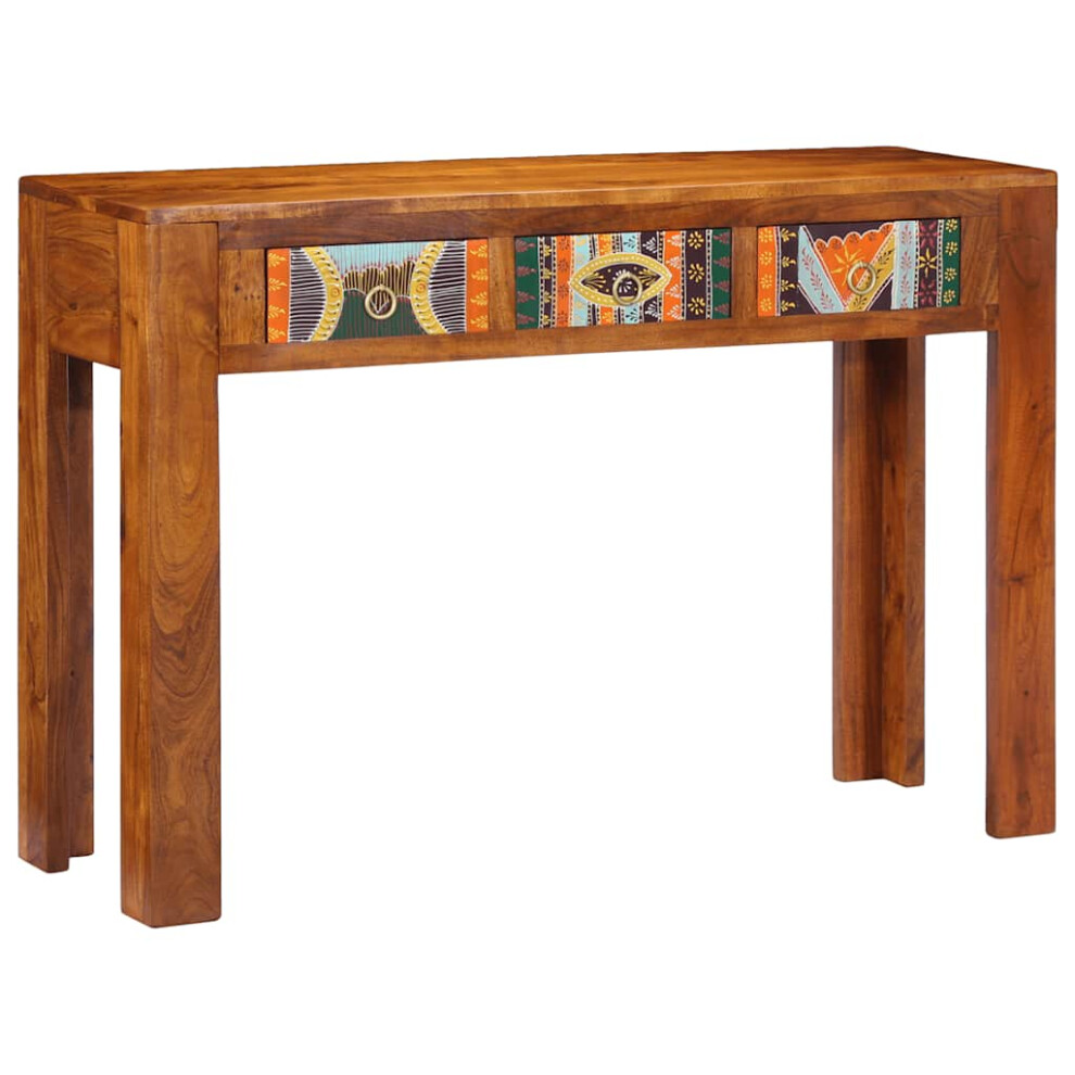 Vidaxl Console Table 110X35x75 Cm Solid Wood Acacia Sofa Table Hallway Table