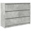 VidaXL vidaXL Sideboard Concrete Grey 100x35x76 cm - Engineered Wood Storage Cabinet (Code 3328501) 2