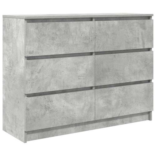VidaXL vidaXL Sideboard Concrete Grey 100x35x76 cm - Engineered Wood Storage Cabinet (Code 3328501) 1