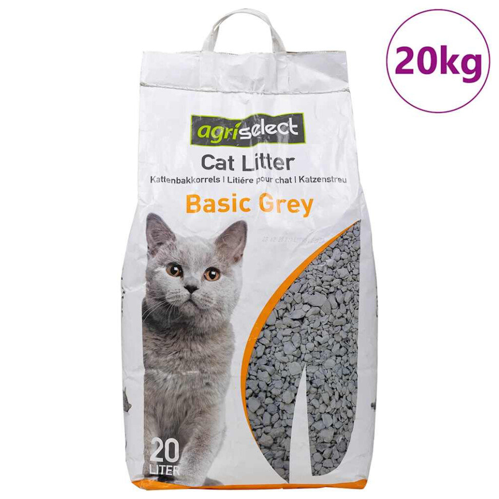 vidaXL Cat Litter with Baby Powder Fragrance Bentonite 20L clumping cat litter