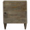 VidaXL vidaXL Bedside Cabinet Light Grey 40x33x46 cm Solid Wood Mango bedside table 3