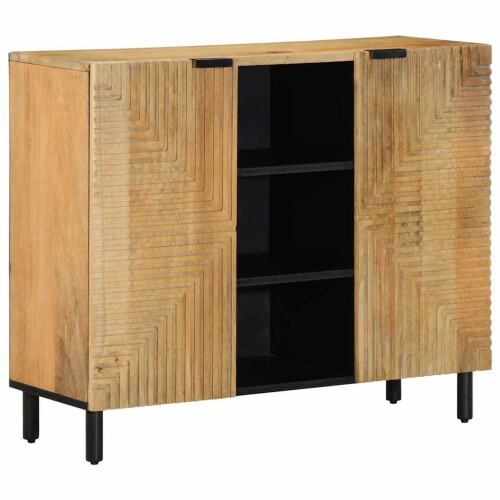 VidaXL vidaXL Sideboard Brown 90x33x75 cm Solid Wood Mango cabinet cupboard highboard