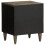 VidaXL vidaXL Bedside Cabinet Light Grey 40x33x46 cm Solid Wood Mango bedside table 5