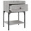 VidaXL vidaXL Bedside Table Bedside Cabinet Side Table Grey Sonoma Engineered Wood 6
