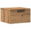 VidaXL vidaXL Wall-mounted Bedside Cabinet Bed Table Bedside Wall Unit Artisan Oak 1
