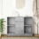 VidaXL vidaXL Sideboard with Drawer Concrete Grey 101x35x76 cm Engineered Wood 3