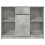 VidaXL vidaXL Sideboard with Drawer Concrete Grey 101x35x76 cm Engineered Wood 6