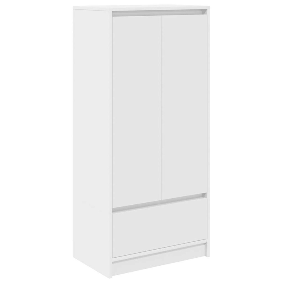 VIDAXL Engineered Wood Cabinet - White - 119.5x55.5x34 cm - Image 2
