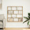 VidaXL vidaXL Wall Cube Shelf 12 Compartments Artisian Oak Engineered Wood 3