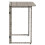 VidaXL vidaXL Gartentisch Klappbar Grau 90x51x75 cm Poly Rattan 5