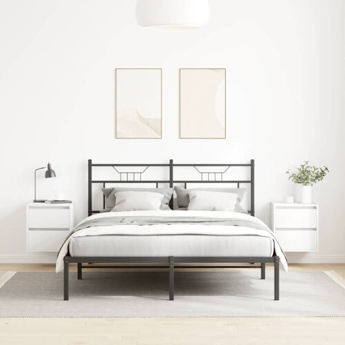 VidaXL vidaXL Wall-mounted Bedside Cabinets 2 pcs White 38x34x40 cm bedside table 2