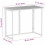 VidaXL vidaXL Gartentisch Klappbar Grau 90x51x75 cm Poly Rattan 4