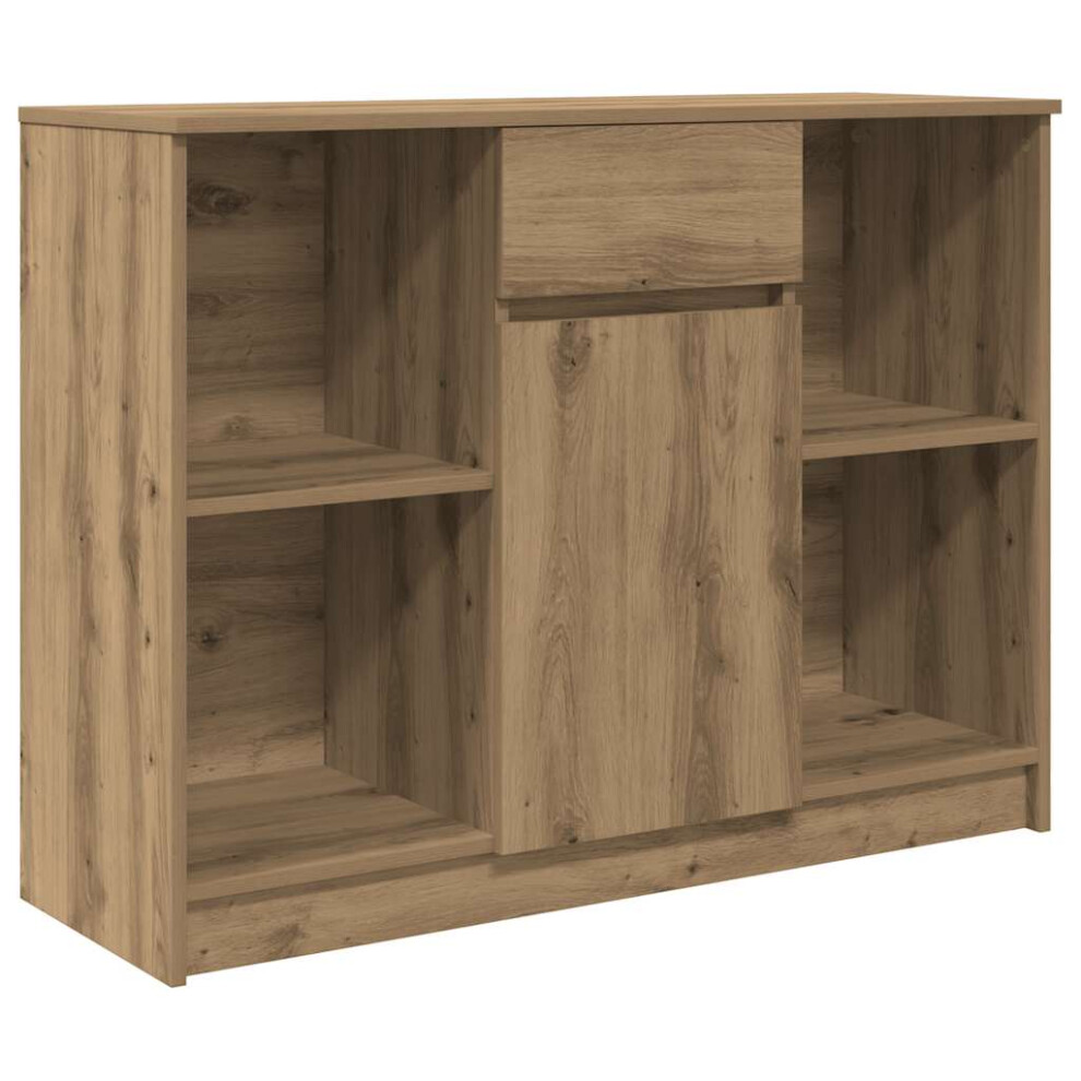 Vidaxl Sideboard With Drawer Artisan Oak 101X35x76 Cm Engineered Wood