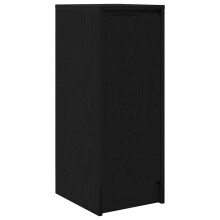 vidaXL Sideboard Black Oak 29.5x34x76 cm Engineered Wood storage cabinet