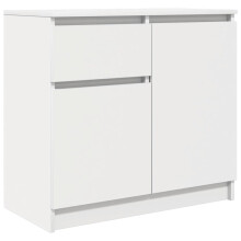 vidaXL Sideboard with Drawer White 71x35x65 cm Engineered Wood storage cabinet