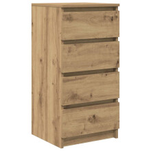 vidaXL Sideboard Artisan Oak 37.5x35x76 cm Engineered Wood storage cabinet