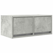 vidaXL TV Cabinet Concrete Grey 60x31x25.5 cm Engineered Wood TV bench