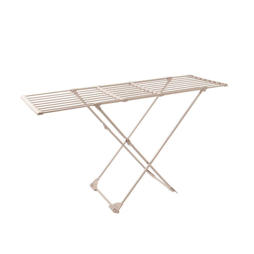 Tower Extending Airer with Telescopic Poles, 16 Hanging Clips, Racks for Shoes, Latte T873022MSH