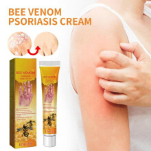 Bee Venoms Cream Psoriasiss Anti Itch Lotion For Hives Sunburn Relief Gel Moisturizes Skin Care Itch Relief Body Moisturiser