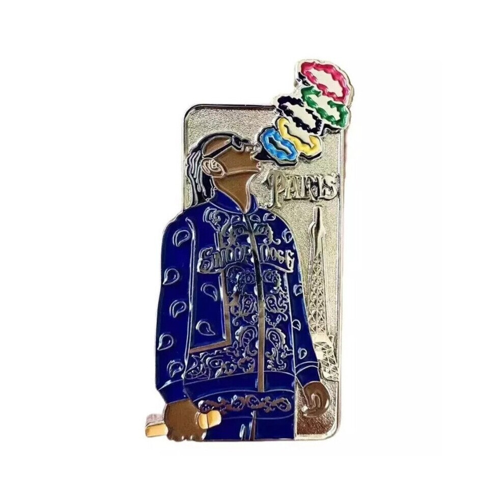 2024 Snoop Dogg Enamel Pins Snoopdogg Pin Hiphop Rock Fashion Jewelry Brooches Special Souvenir Collections