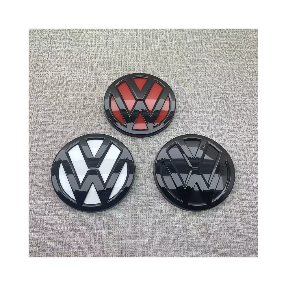 (Glossy Red) 110Mm Replacement Car Rear Trunk Badge Lid Emblem Logo For Volkswagen Golf 7 7.5 Mk7 Mk7.5 Gti Gtd R Rline 2014 2015 2016 2017 Black/Red 6909849938175