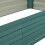 Living And Home Outdoor Rectangular Metal Raised Garden Bed, Dark Green 4