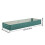Living And Home Outdoor Rectangular Metal Raised Garden Bed, Dark Green 6