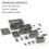 (Grey Box ( 4 Pcs )) Fridge Organiser Multipurpose Refrigerator Storage Box Fruit Vegetable Organiser 8