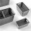 (Grey Box ( 4 Pcs )) Fridge Organiser Multipurpose Refrigerator Storage Box Fruit Vegetable Organiser 10