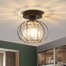 Crystal Semi Flush Mount Ceiling Light