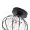 Living And Home Crystal Semi Flush Mount Ceiling Light 3