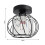 Living And Home Crystal Semi Flush Mount Ceiling Light 5