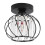 Living And Home Crystal Semi Flush Mount Ceiling Light 2
