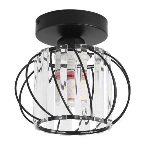 Living And Home Crystal Semi Flush Mount Ceiling Light 1