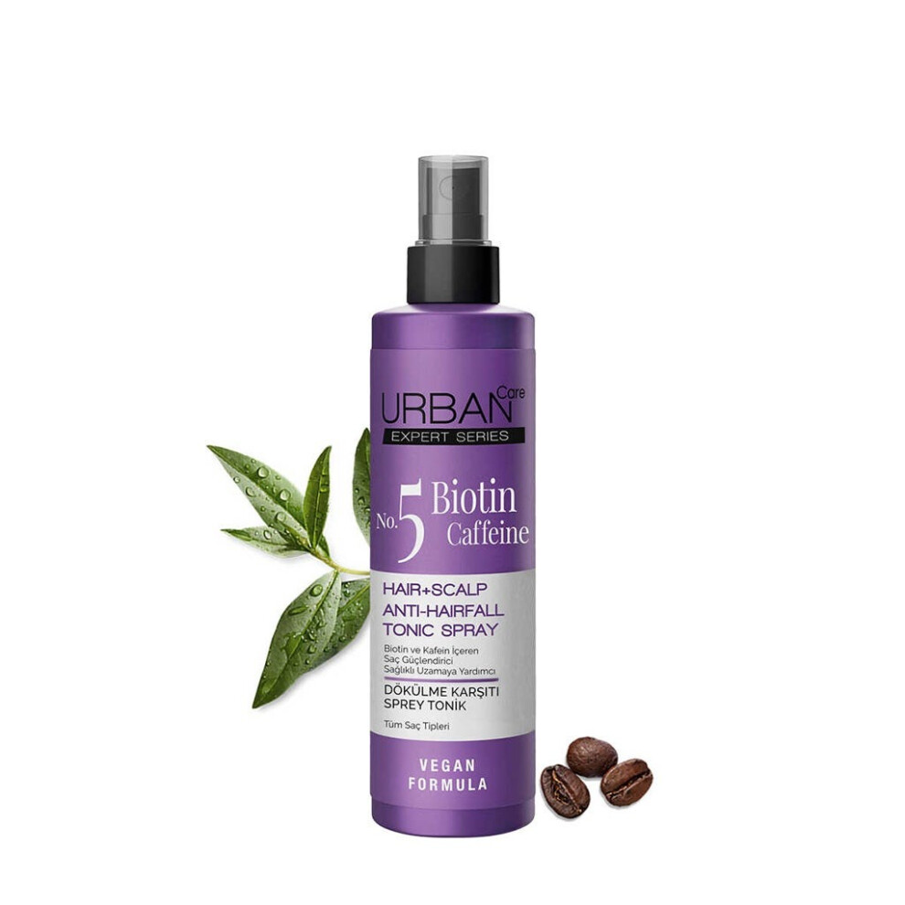 Not,Specified Urban Care Expert Series No. 5 Biotin & Caffeine Anti-Hair Fall Tonic Spray, Strengthens & Promotes Hair Growth - 200Ml