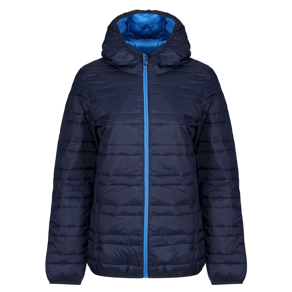 (16 UK, Navy/French Blue) Regatta Womens/Ladies Firedown Packaway Insulated Jacket