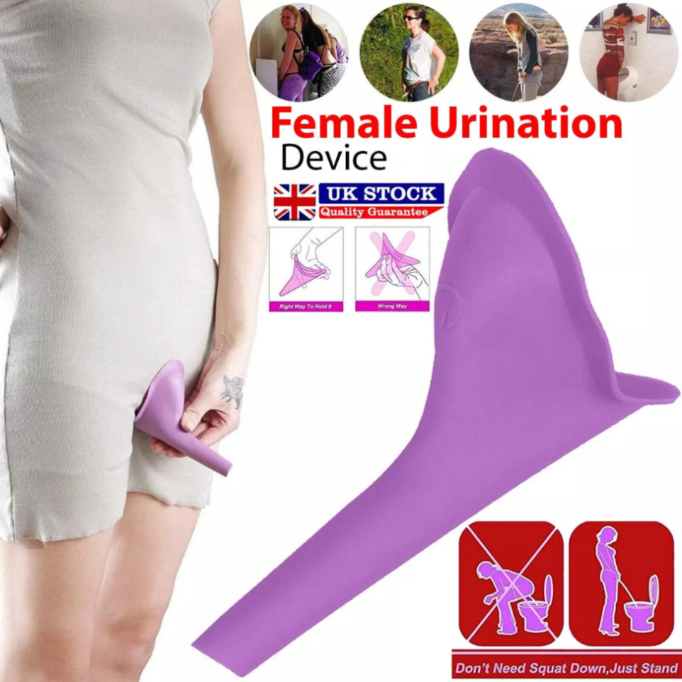 Unbaranded Female Urine Wee Funnel Portable Woman Ladies She Urinal Camping Travel Loo Pee