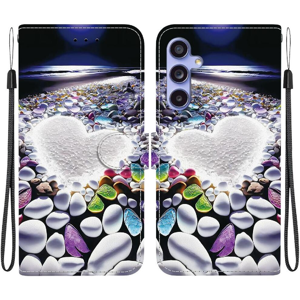 (C3 ) Case For Samsung Galaxy S24 Fe Pu Leather Flip Leather Wallet Pattern Cover 764549257508
