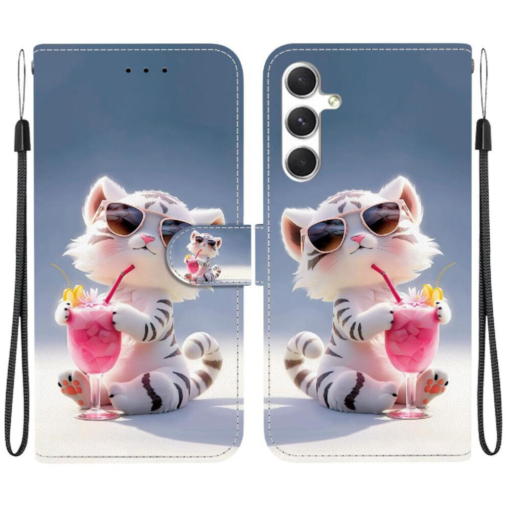 (C5 ) Case For Samsung Galaxy S25 Plus Pattern Cover Flip Leather Wallet Pu Leather 764549257768