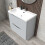NES Home Nes Home Modern Matte Grey 800mm Floorstanding Basin Vanity Unit 3
