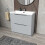 NES Home Nes Home Modern Matte Grey 800mm Floorstanding Basin Vanity Unit 1